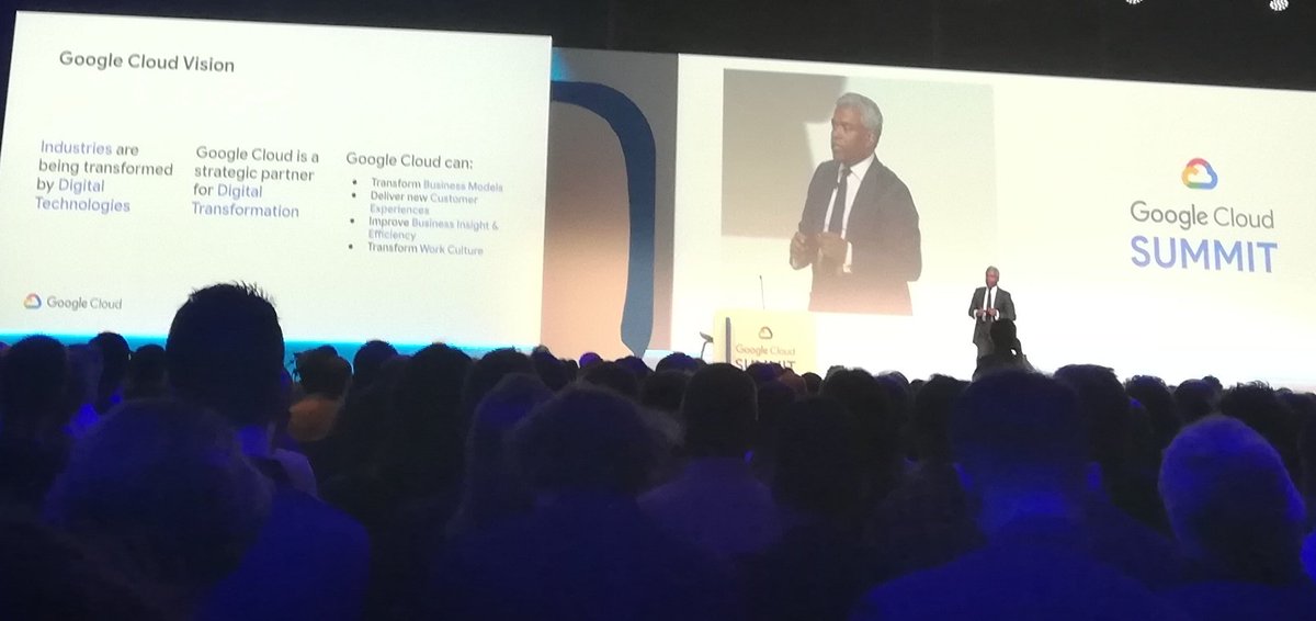 GeneralJunior's tweet photo. #Live from the #GoogleCloudSummit, 2019 edition from #Paris. https://t.co/oFxLS6x4KW