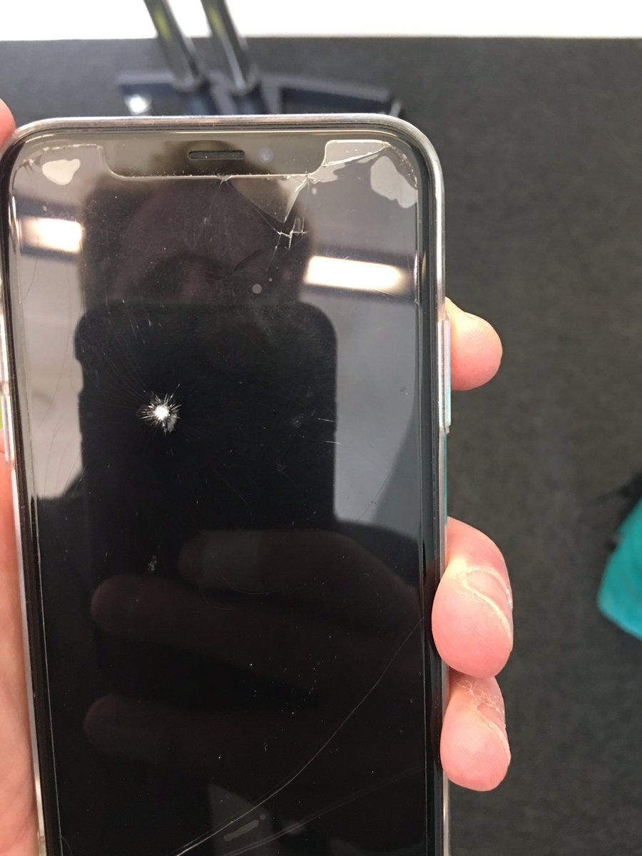if i put a screen protector on cracked screen
