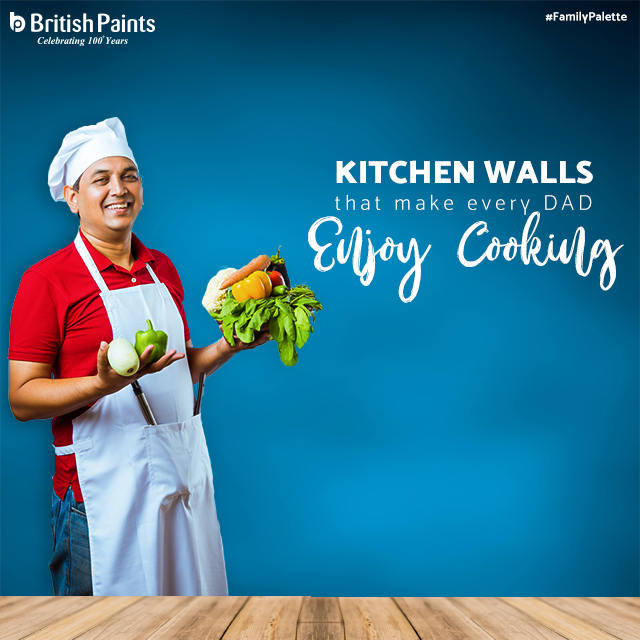 British_Paints's tweet photo. A complete #FamilyPalette with a vibrant range of colours. This time its beautiful kitchen walls that makes even dad enjoy cooking.
#BritishPaints #Colours #KitchenWalls #HomeDecor https://t.co/eDxIBLbeyU