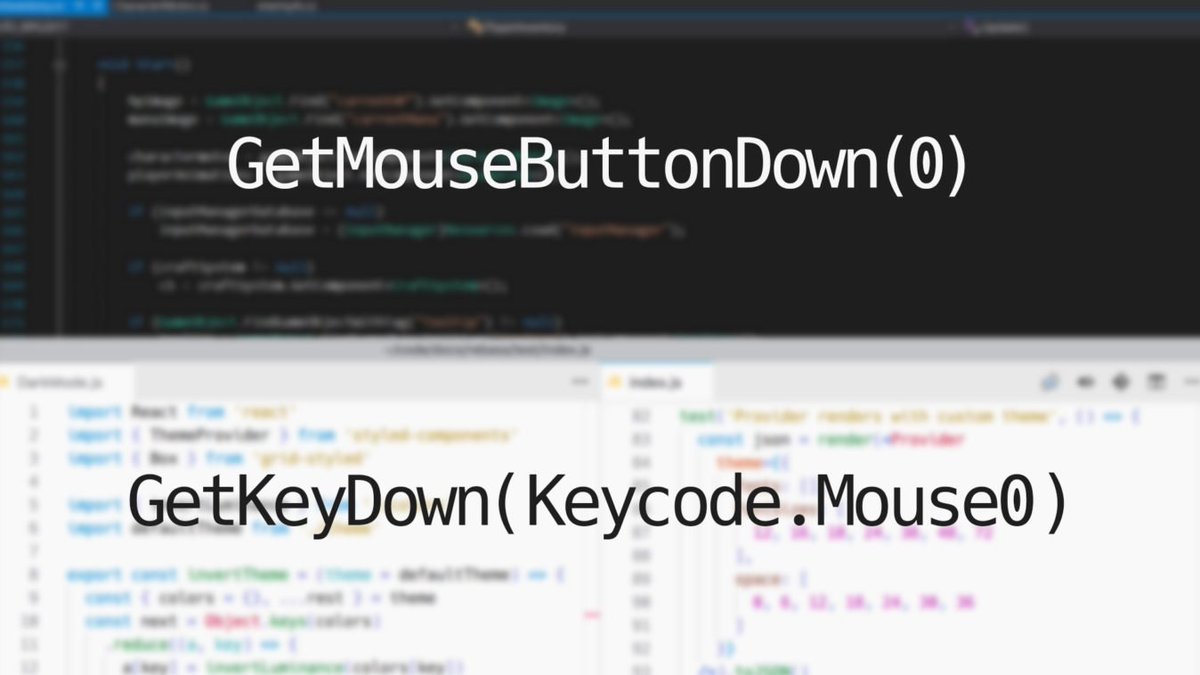 itamdestudio's tweet photo. È meglio... #GetMouseButtonDown o #GetKeyDown? - #Gamedev #ProgrammareVideogiochi #Programmatore #C #PC #Programmazione #Unity - https://t.co/HEpq3QjOPT https://t.co/da0lp58aD4