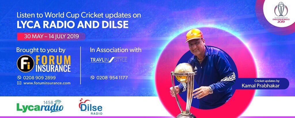 lycagoldradio's tweet photo. DilSe ❤️💙
Match 2️⃣4️⃣🏏
#CWC19     
ENG 🆚 AFG
⏱ 10.30am
🏏 #England v #Afghanistan  
📍 #OldTrafford
#️⃣ #ENGvAFG 
🆙Dates with #KamalPrabhakar #CWC19        
Brought to you by @Forum181 In Association with #TravlInStyle
#WeAreEngland  #AfghanAtalan https://t.co/0vfbDTV4OB