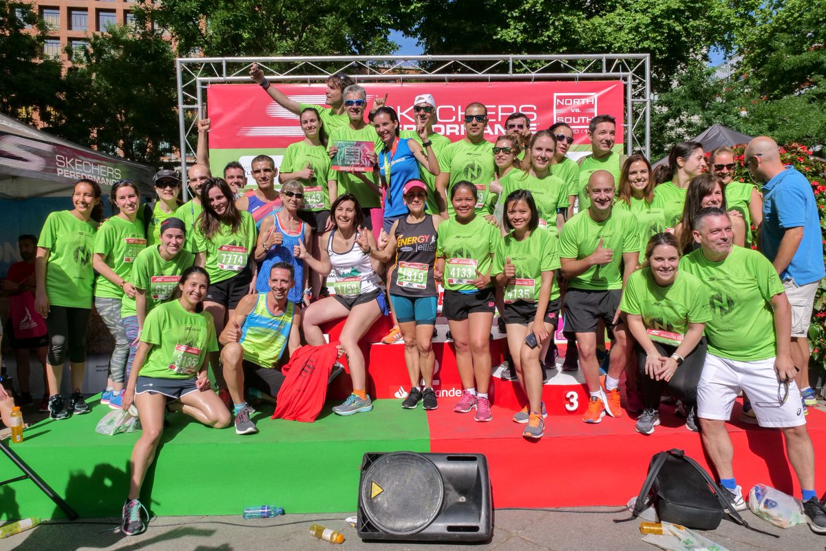 SkechersSpain's tweet photo. Muchas gracias a todos los runners que el pasado domingo 16 de junio vivieron con nosotros los 10K de la Skechers Norte Vs Sur 2019⚡️El equipo #GOrunNorte se llevó la victoria 🥇 ¡LO PASAMOS EN GRANDE! Sigamos corriendo... JUNTOS 💪 https://t.co/Ijkf5g6kpF