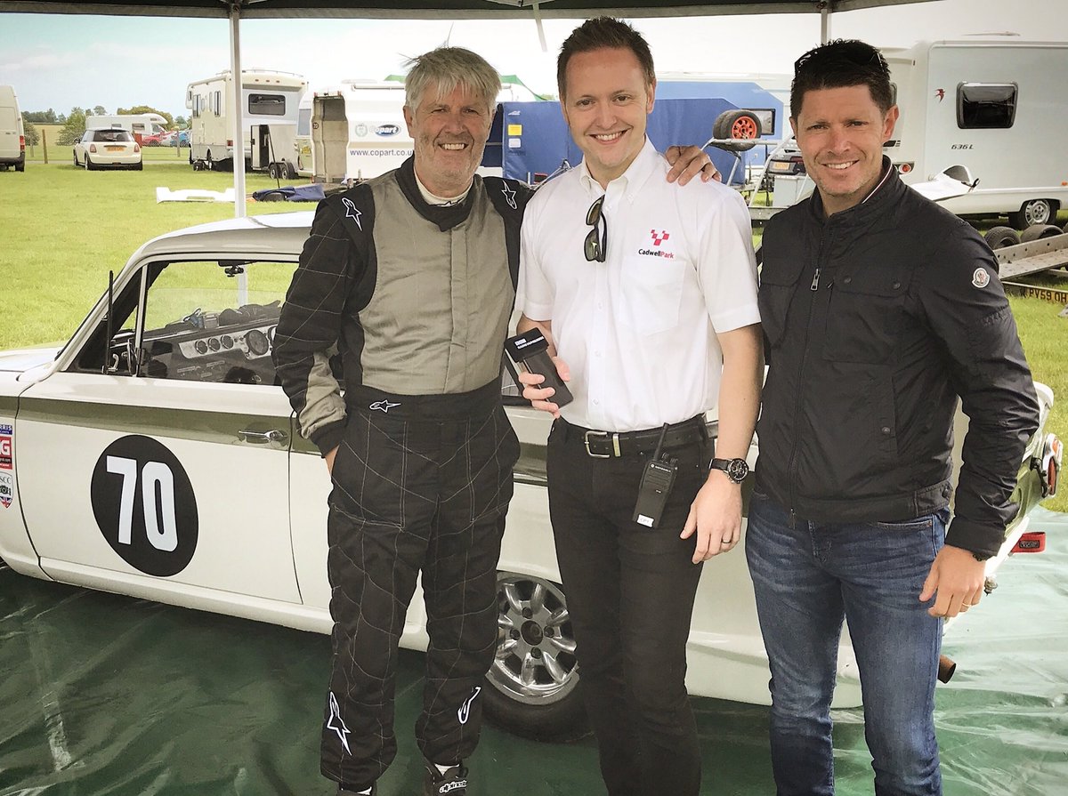 PaulWoodford84's tweet photo. Tonight on #BBCGameOn with @LorenLeFox, I’m talking motor racing with @TheGuySmith.

Guy was at #CadwellPark this weekend to support his Dad, @peter_pms49 who was making his circuit racing debut in the #WoldsTrophy.

Find out what it’s all about from 7pm on @RadioHumberside. https://t.co/OOtLCfXpyG