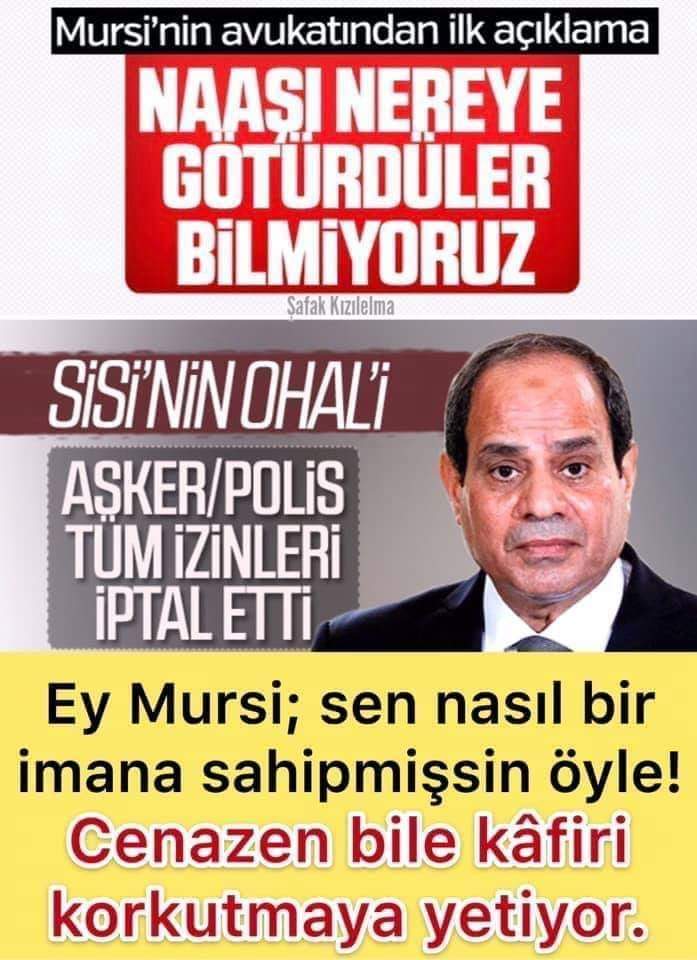 MrCihan6's tweet image. #Kâfirler, gerçek bir müslüman liderin ölüsünden bile korkar...
Tıpkı Firavun dölü Sisi'nin #Mursî'nin ölüsünden,
bizdeki kâfirlerin #Abdülhamit'in ölüsünden korktuğu gibi...