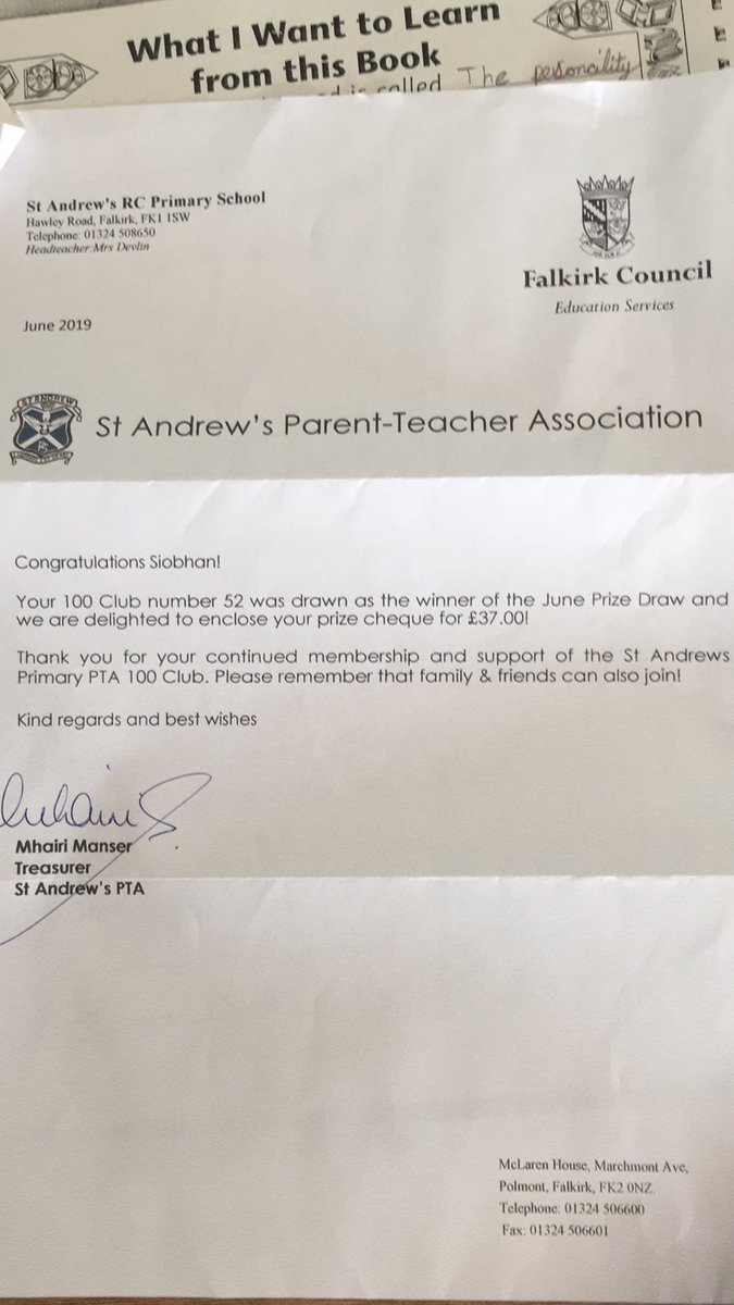 p4standrews2016's tweet photo. Thank you to PA! Always great to receive a surprise! Hope lots of others are members of this scheme and are able to help the school while receiving lovely surprises like this! https://t.co/IVsAxblXL3