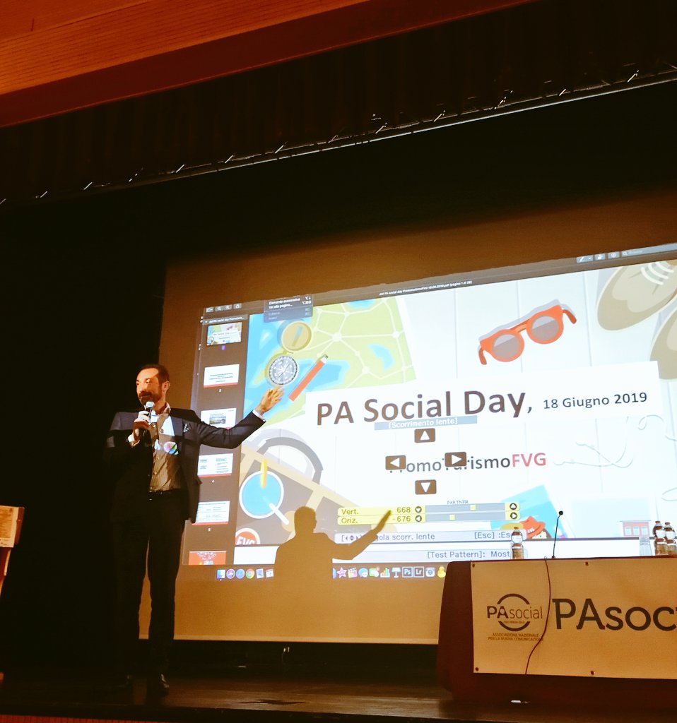 Si entra nel vivo al #pasocial day di grado con <a href="/LucioGomiero/">Lucio Gomiero</a> promoturismo #FVG si parla di strategie comunicative che sviluppino i brand e di come costruire esperienze di qualità che poi possano tradursi in digitale.