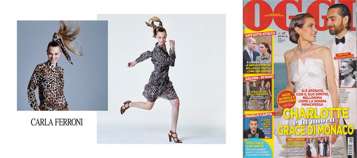 carlaferroni's tweet image. #CarlaFerroni in edicola 🗞 su
‼️OGGI‼️ 
#OGGI #ADV @OGGI_online #magazine #fashion #modadonna #ss2019 #modaestate #primaveraestate #trends #outfit #look #nuovacollezione #eleganza #newarrivals #comodità #modacomoda

⬇️