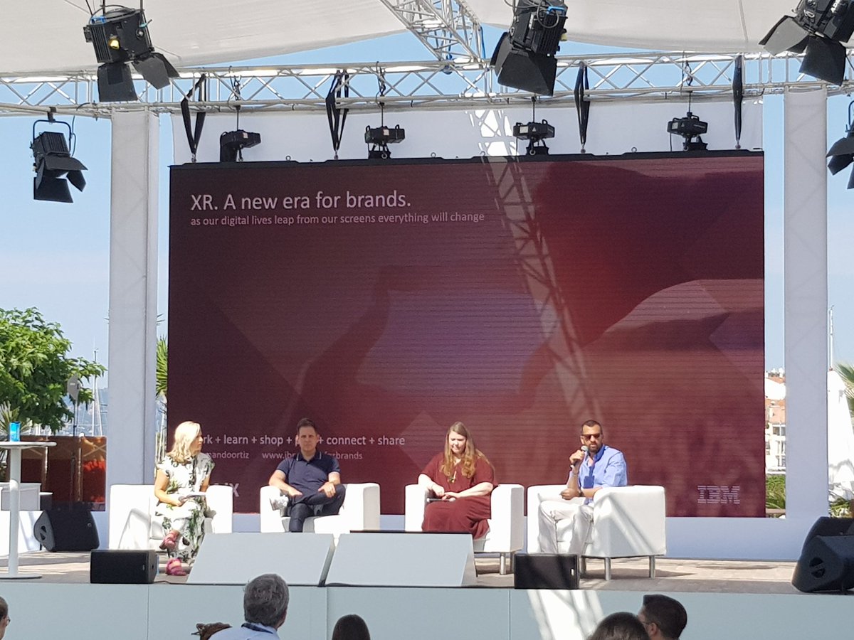 patchg's tweet photo. From 'do it yourself' to 'design it yourself' lots of opportunities for brands with XR. Phigital experiences @armandoortiz @IBM_iX #CannesLions https://t.co/Ua0E0F1aWB