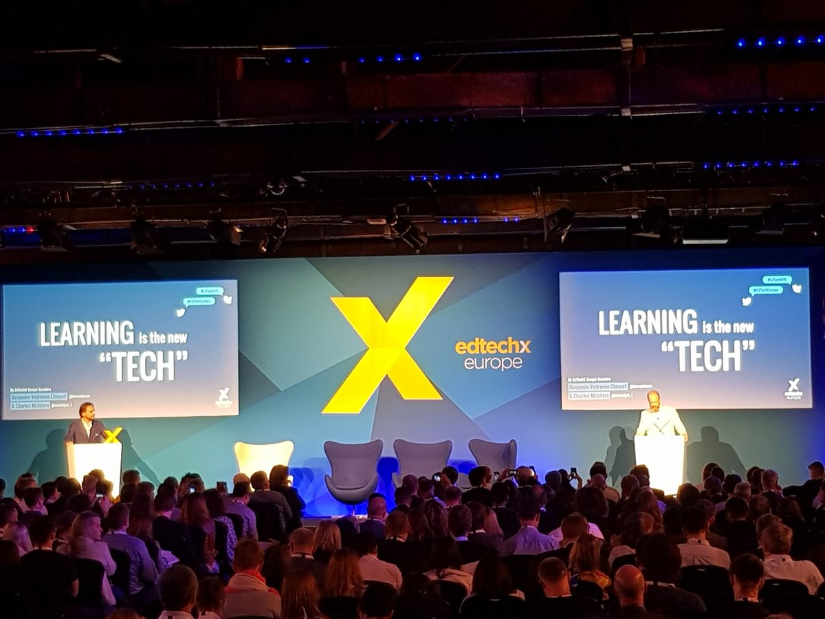 #edtechx19 <a href="/EdTechEurope/">EdTechX</a> Europe is underinvesting in #edtech and that matters because this is an investment in 21st century skills