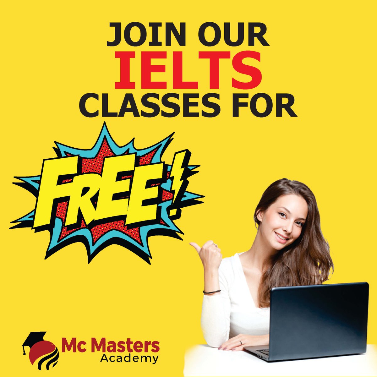 mcmasterschd's tweet image. Stressed about IELTS exam? Want to be perfect in English here is the golden chance for you, because we are providing free one month IELTS coaching. Don’t miss out this chance and register your name as soon as possible. Limited seats available.
#mcmastersacademy #ielts #ieltsclass