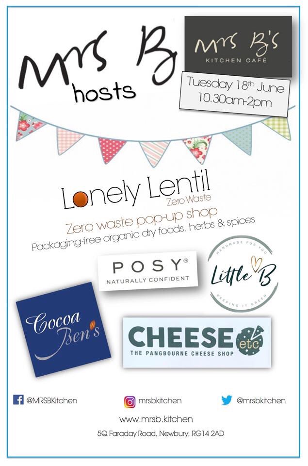 Excited for the next pop up shop today <a href="/mrsbkitchen/">Mrs B's Kitchen</a>! 

My chocolates will be at the counter and card payments can now be taken at the till! 🍫

Also, don't miss <a href="/lonelylentil/">lonelylentil</a> <a href="/PangCheeseShop/">Pangbourne Cheese Shop</a> <a href="/PosyLondon/">Dale Campbell</a> and Little B! 

Why not come for brunch whilst you're at it? 😉

#cocoabens