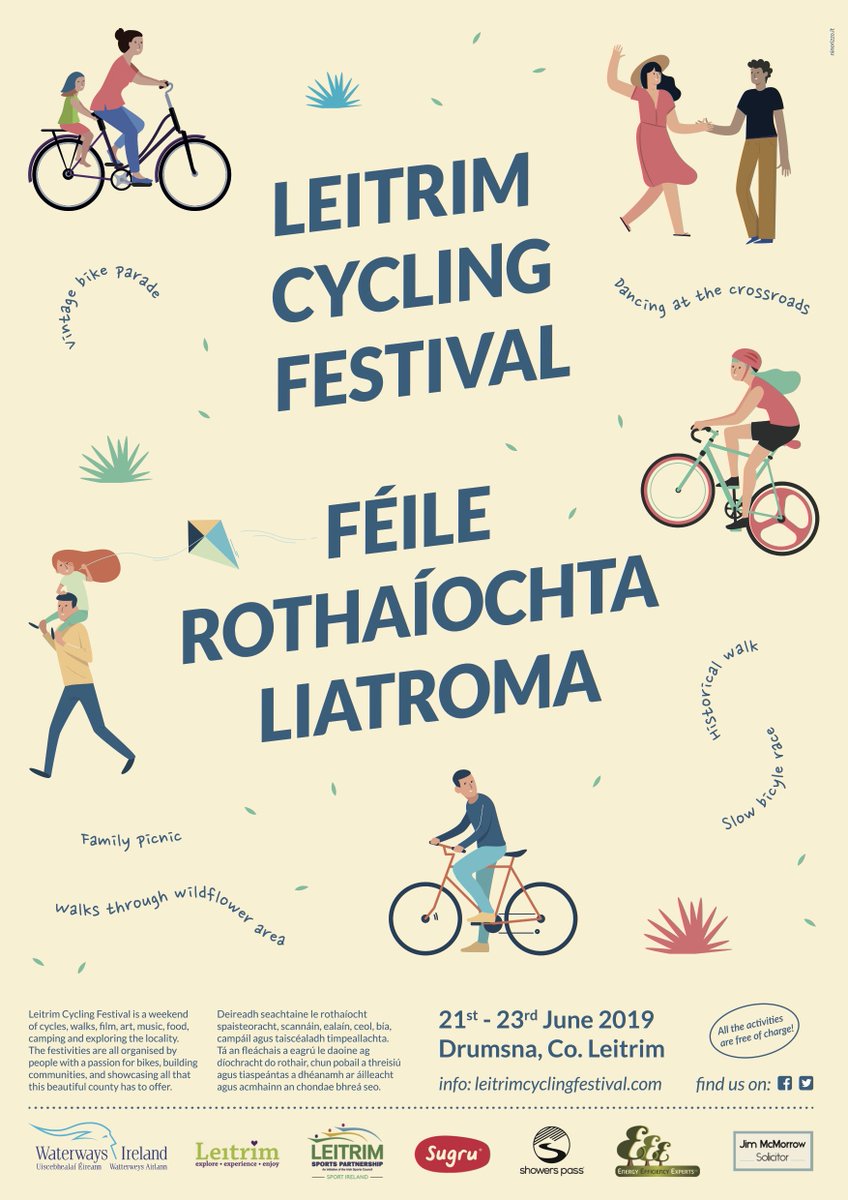 All roads lead to Leitrim this weekend! On your bike for Leitrim Cycling Festival in Drumsna 21 - 23 June. 🚴‍♂️🚴‍♀️🚴‍♂️🚴‍♀️🚴‍♂️🚴‍♀️🚴‍♂️🚴‍♀️🚴‍♂️🚴‍♀️🚴‍♂️🚴‍♀️🚴‍♂️🚴‍♀️🚴‍♂️🚴‍♀️