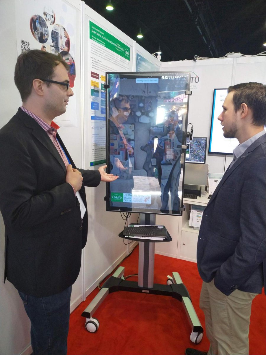M2DC_Project's tweet image. The @M2DC_Project is this week at ISC-HPC2019 in Frankfurt, releasing the #M2DC #Microserver #Platform to the market. We are also showing the new @cewephotoworld hardware and a Smart Mirror by @Legato_project running with the new M2DC infrastructure. Join us at Stand D1151.