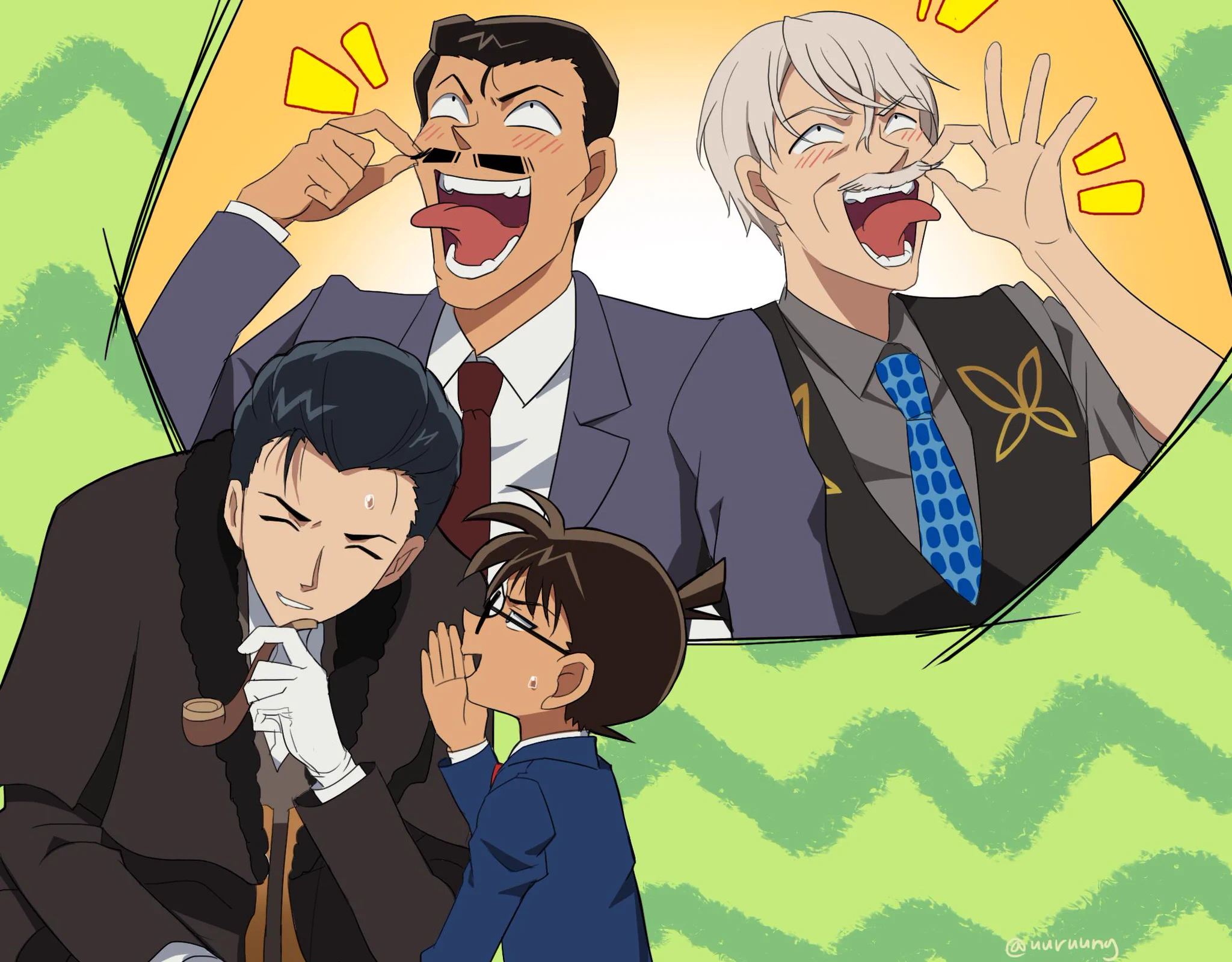 コナン×FGOの夢のコラボ絵が尊すぎる！！！！