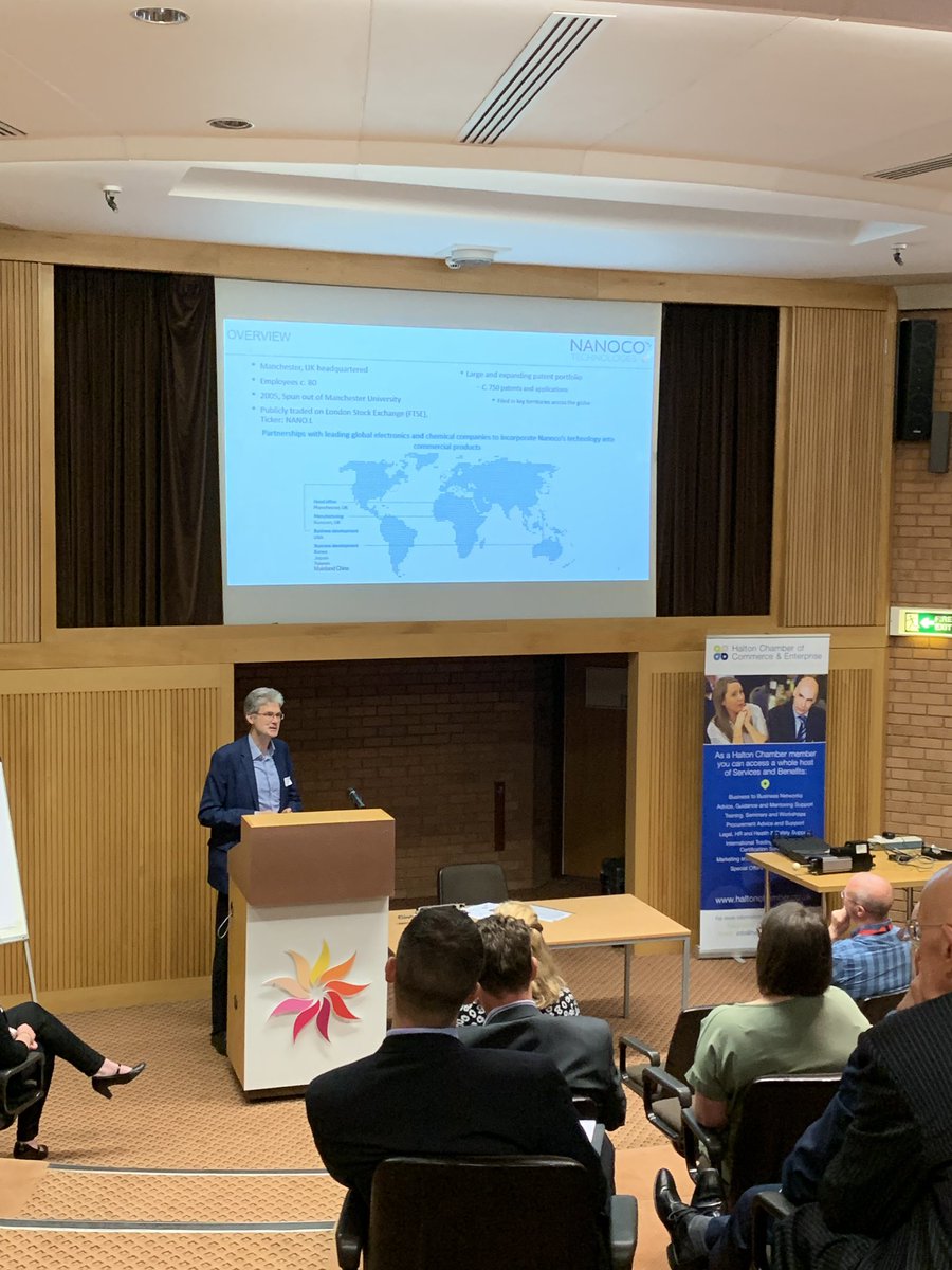 HaltonChamber's tweet image. Fascinating start to the morning learning more about artificial blood with @Spheritech and now onto quantum dots with Nanoco at the Halton  #Science and #Manufacturing event