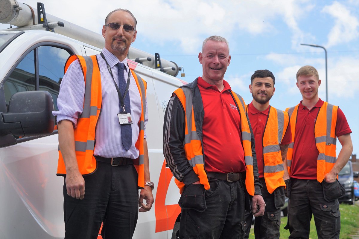 Over 30 trade operatives have joined our investment and maintenance team since April. Three of the new gas engineers are working on the Park End estate in Middlesbrough, where over 500 customers are receiving new boilers - read more thirteengroup.co.uk/news/investmen…