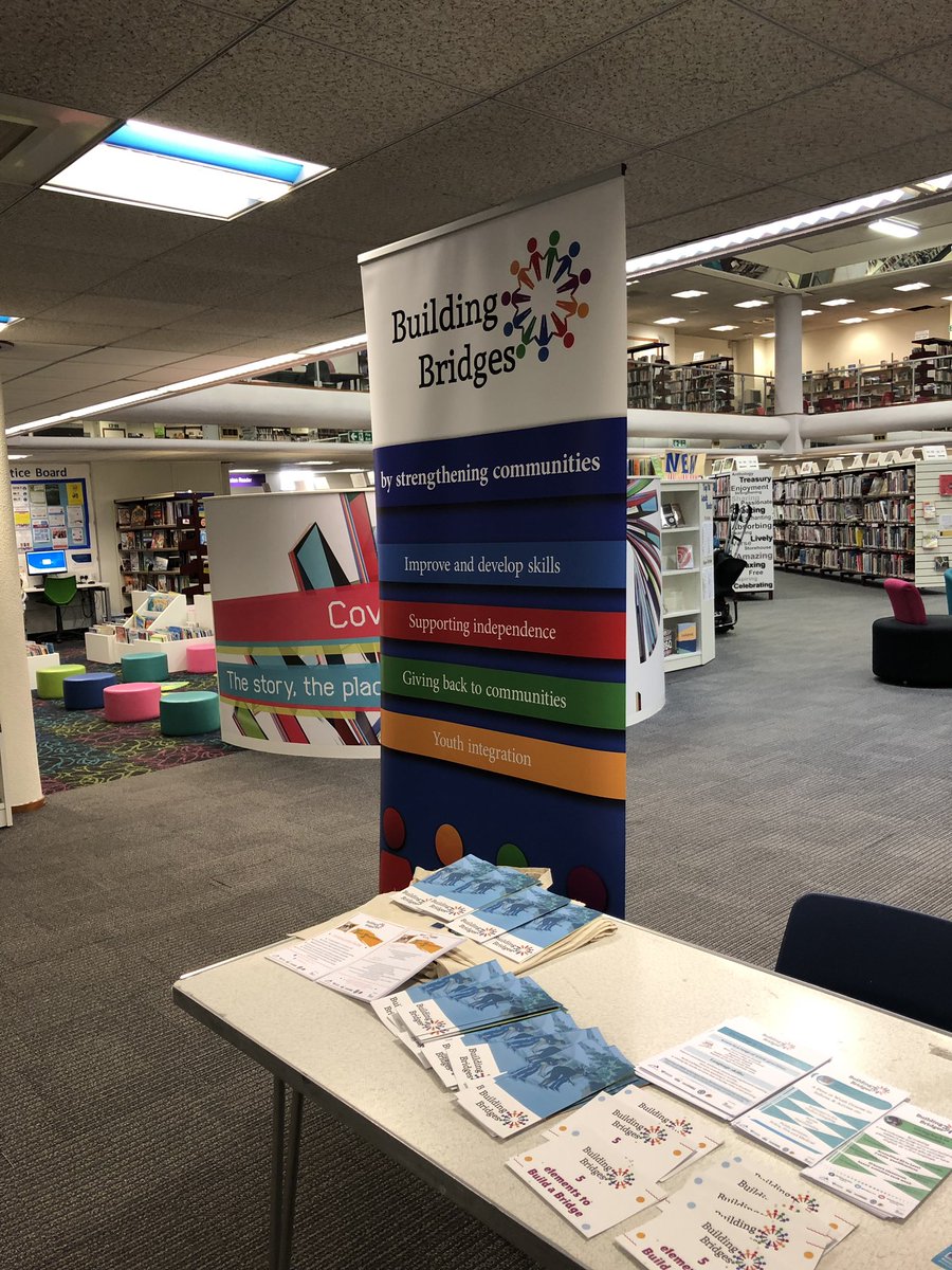 Mandy_Sanghera1's tweet photo. @Bridges_Cov are in central library with Farah & Fozia from @InfoSessionsCov at the #HumanLibary @RefugeeWeek @covwelcomes @susieQmurphy @obayedhussain @COVTweetTrends @SunairahMiraj @PeterBCov @Coventry2021 @MiFriendlyWM @CRMCCov @RefugeesUK @BitesCoventry @COVTweetTrends https://t.co/sZNRYAAiEC