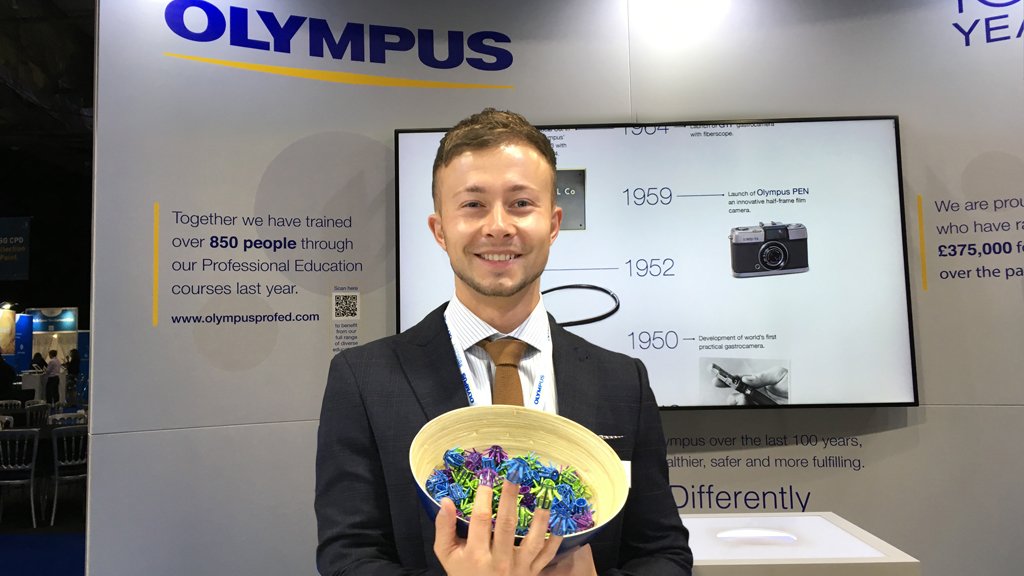 OlympusMedUKIE's tweet photo. Recently recommended by @NiceComms to help aid visualisation in the bowel, find out more about #ENDOCUFFVISION on the Olympus stand (118) at #BSG2019 and grab yourself a demonstration sample #SeeThingsDifferently https://t.co/fNerzmJqUV