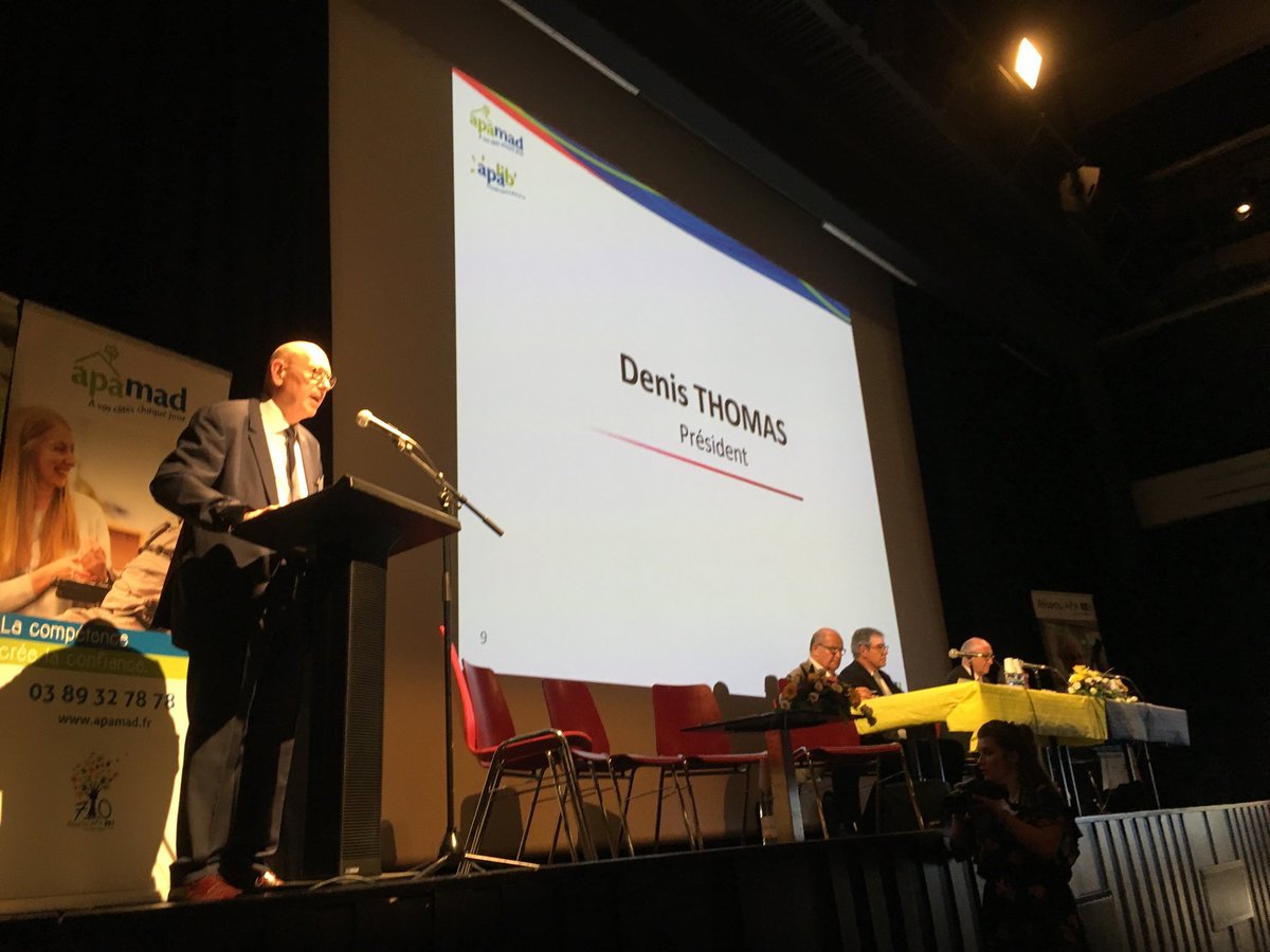 tassetti_pierre's tweet photo. Introduction des assemblées générales #Apalib et #Apamad par le Président @Denis Thomas. https://t.co/gZeoqPw2gI