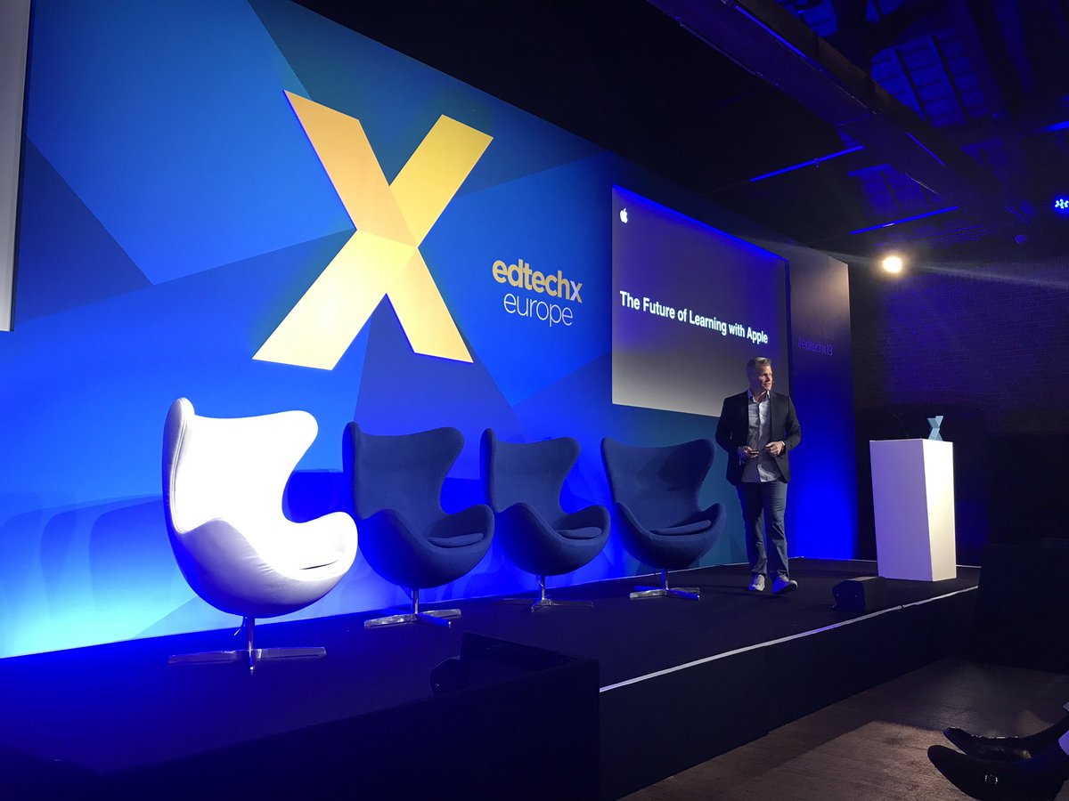 founders_acad's tweet image. “The future of work will need to ignite our passions and purpose, and inspire our curiosity”. A vision for adult learners and school students alike from @Apple @EdTechEurope #edtechx19 #edtechx #FutureofWork #FutureofEducation #Apple