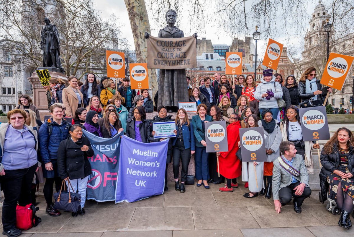 CentenaryAction's tweet photo. Remember this amazing day of action to end workplace violence? This wk #ILO agrees final convention to prevent GBV at work. Plse RT to remind employers @ioevoice UKgov @DWP &amp; Minister @AlokSharma_RDG to ensure agreement protects most vulnerable, esp women! #ILO100 #stopGBVatwork https://t.co/kotFF3B4AA