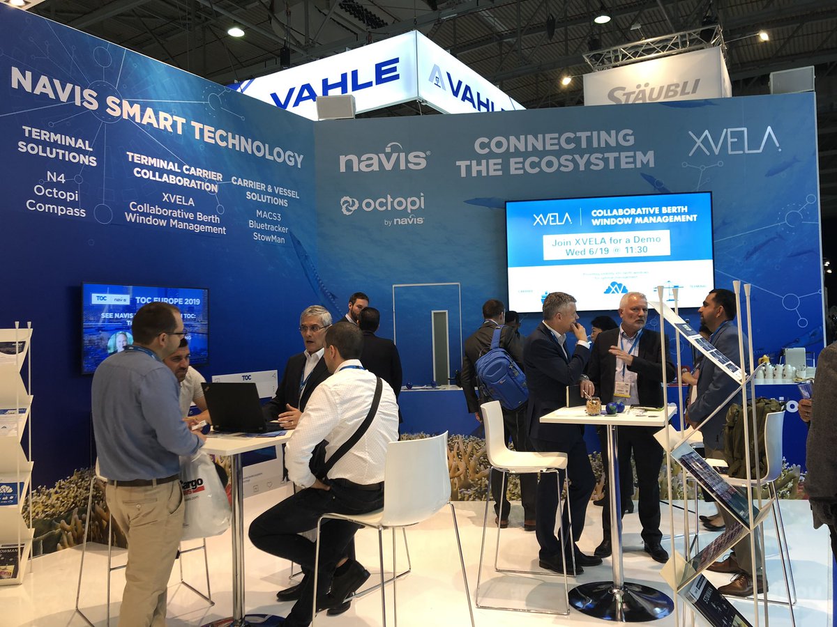 KalerisOfficial's tweet image. Stop by  the Navis booth -Stand42 - to learn more about how we are connecting the ecosystem. #TOCEurope #connectedecosystem #navissmart #octopibynavis #xvela