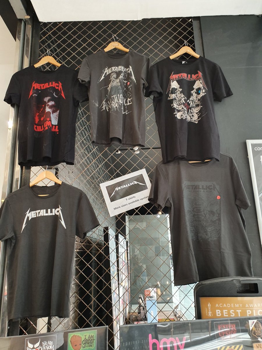 metallica t shirt hmv