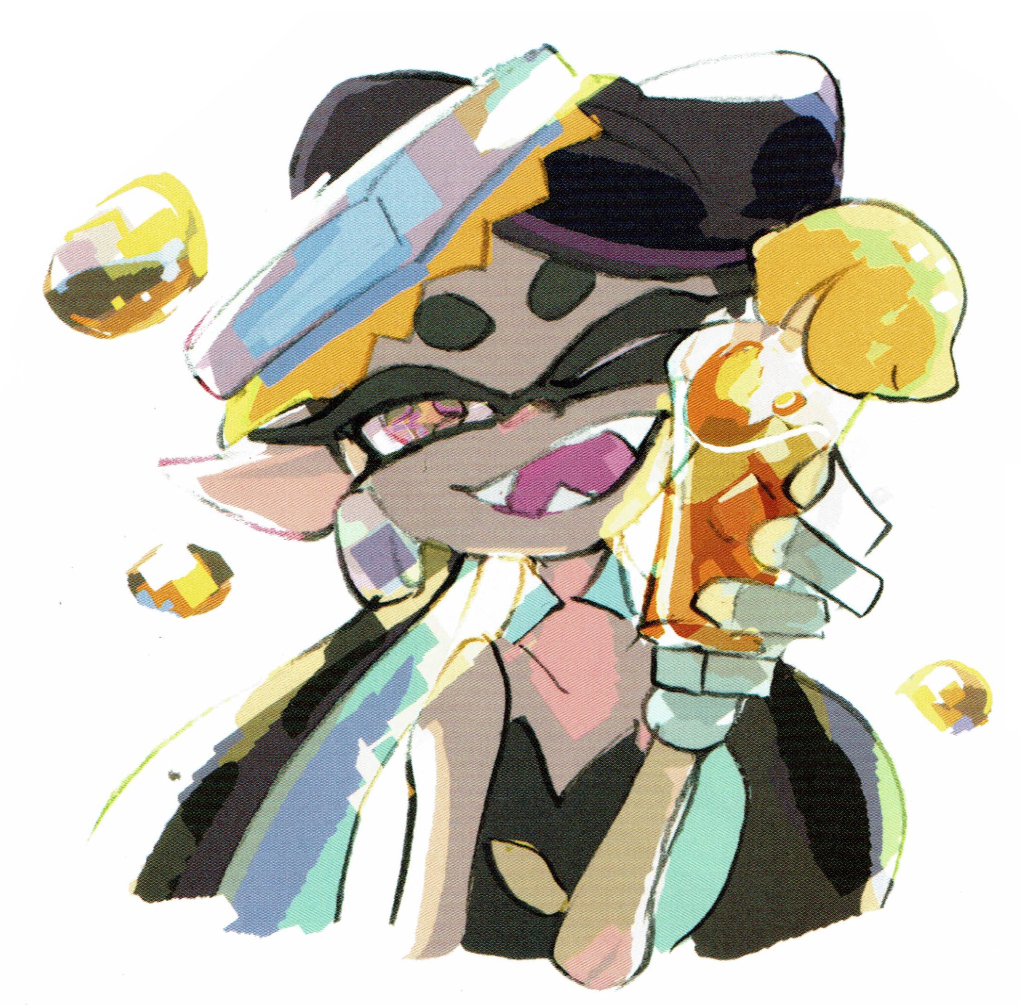 VideoGameArt&Tidbits on Twitter: "Splatoon Splatfest - Lemon Tea v...