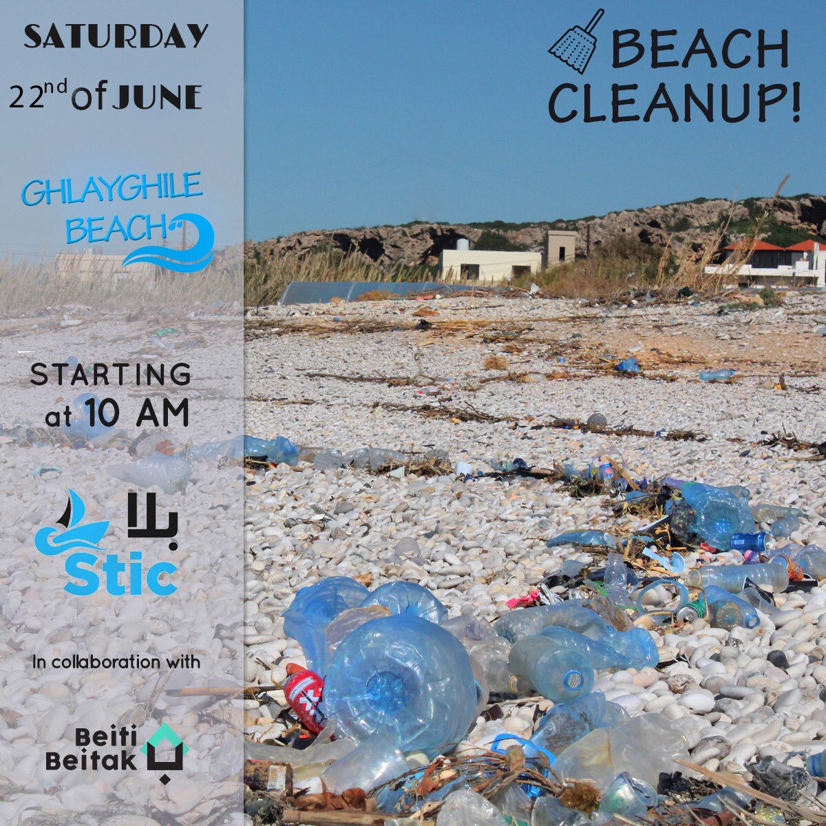 balasticleb's tweet photo. Join us Saturday jun 22 for a beach cleanup #balastic #beachcleanup #cleanthesea #savetheseaturtels https://t.co/KPIQULpLyc