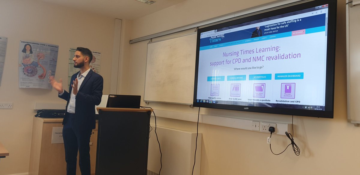 Zeeshan from <a href="/Medipal_/">Medipal</a> talking to us about their free CPD training and support packages they offer. #learning #CPD