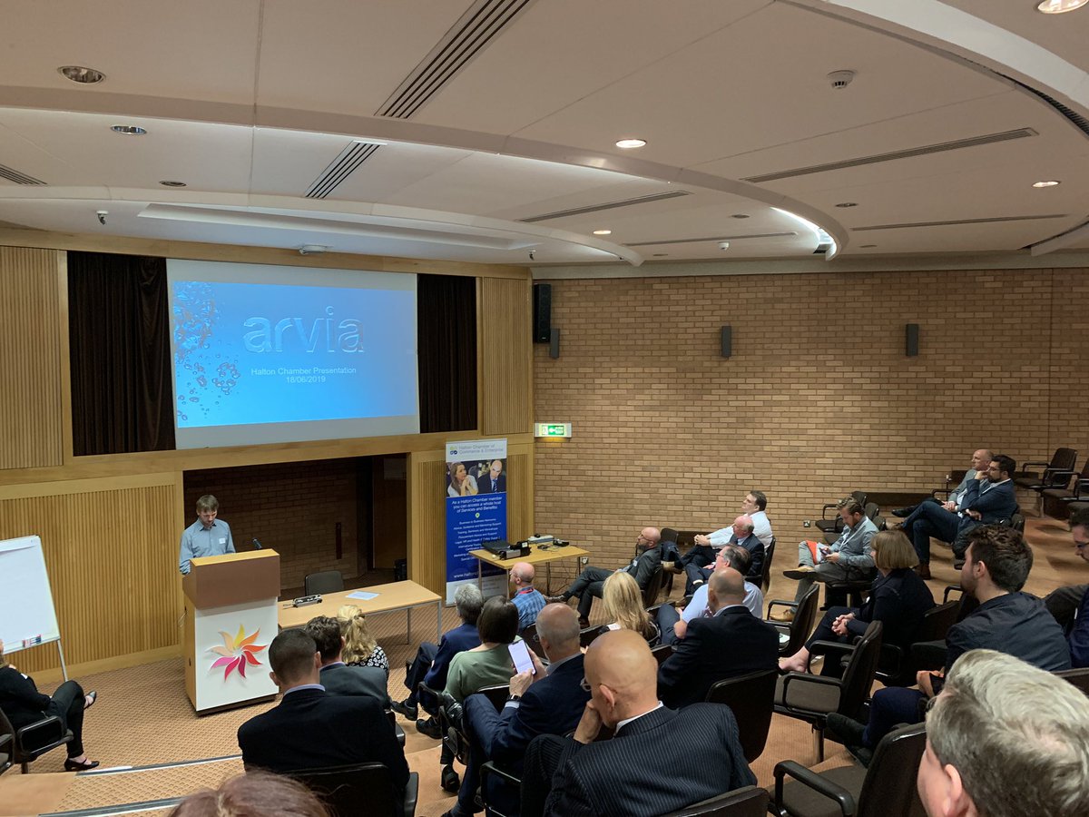 HaltonChamber's tweet image. Great presentation from @arvia_tech about the decontamination of polluted water! #Innovative #Science & #Manufacturing