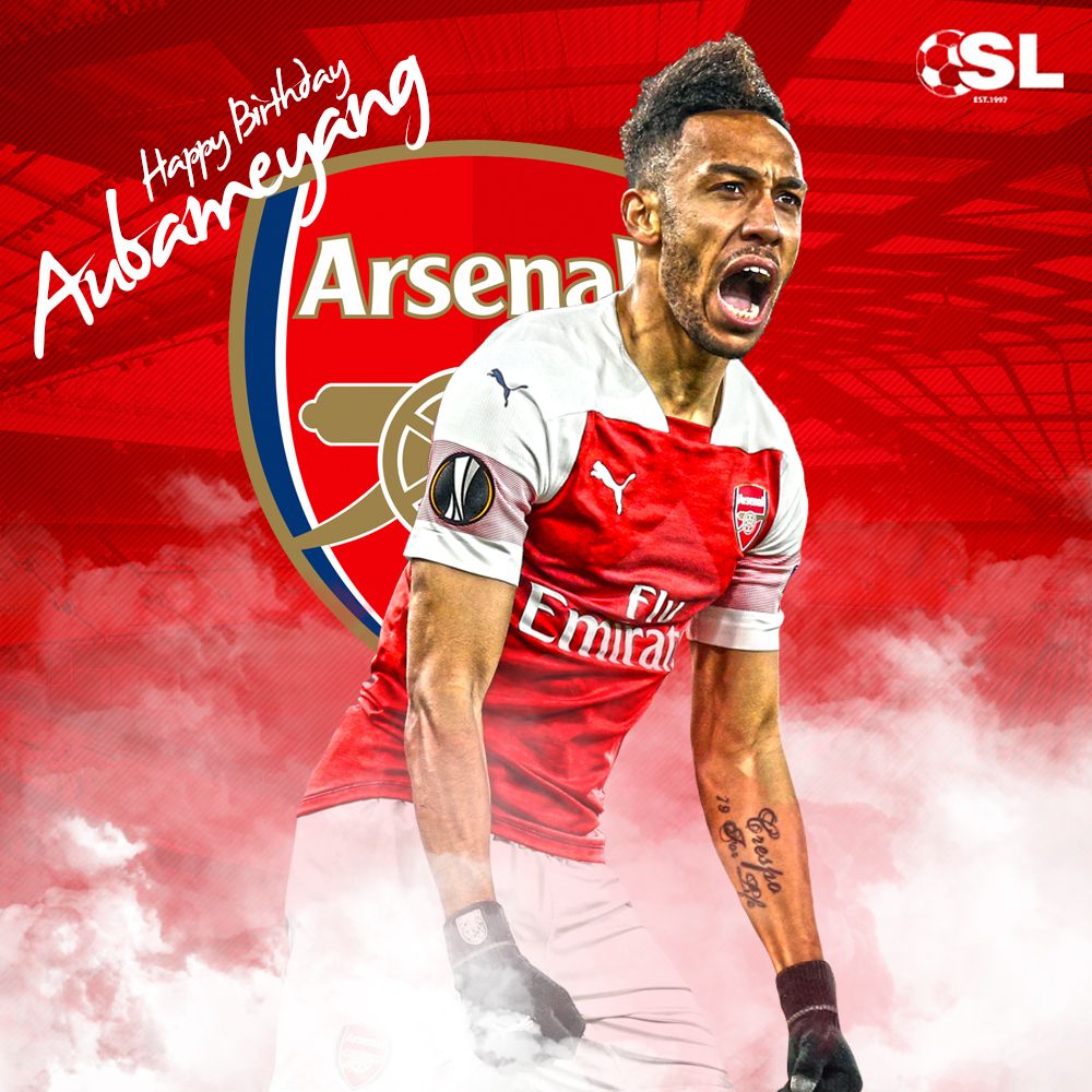 Happy Birthday to forward, Pierre-Emerick Aubameyang!  