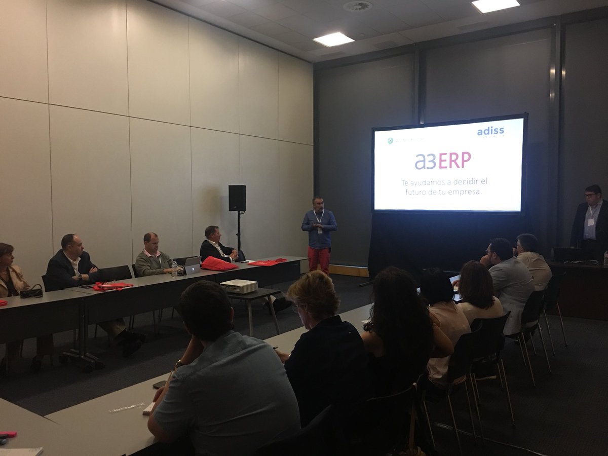 JaumeBarris's tweet image. Hemos tenido la oportunidad de presentar #a3ERP en la #FeriaERPCRMBI de Madrid, de la mano de nuestro socio @ADISSInforma. Somos más que software.