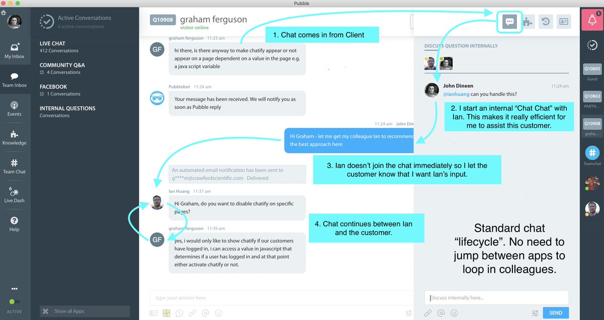 New Blog Post: “Our Live Chat Agents use the Live Chat Software” #livechat #customercare #saaschat blog.chatify.com/our-live-chat-…