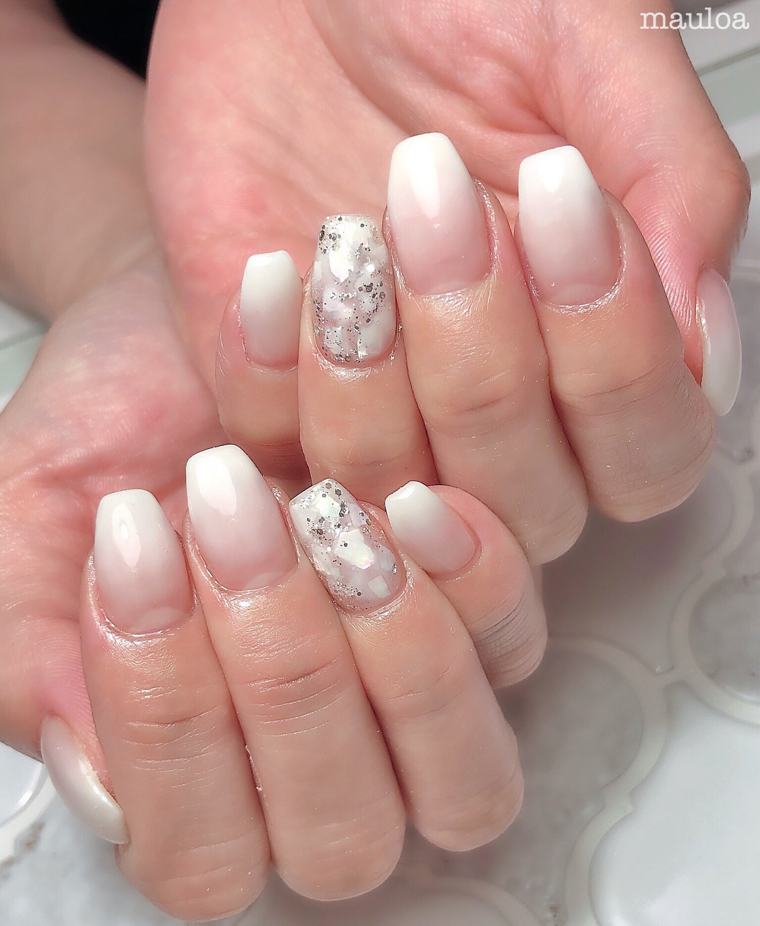 توییتر Mauloa در توییتر 白グラデにシェル埋め尽くし いつもありがとうございます ネイル ネイル デザイン オフィスネイル 夏ネイル19 シェルネイル デザインチップ 夏ネイル Naildesign ミラーネイル Nail 白グラ ブラウンネイル 天然石ネイル コ