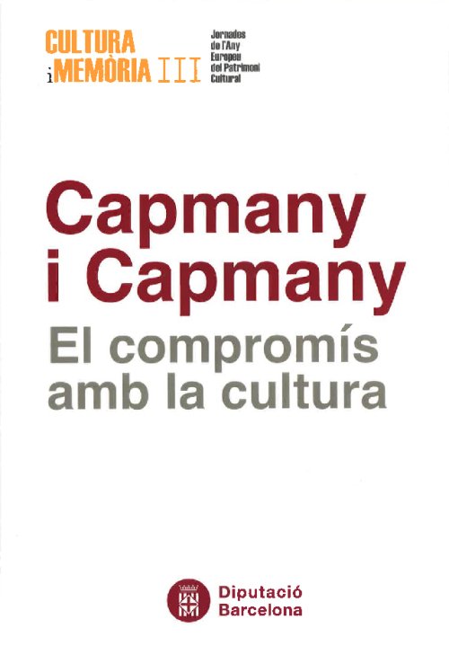 diba's tweet photo. Presentació del volum “Capmany i Capmany. El compromís amb la cultura” 📘@som311 #DIbaOberta https://t.co/gAhHBBtflt https://t.co/P050wyLPAV