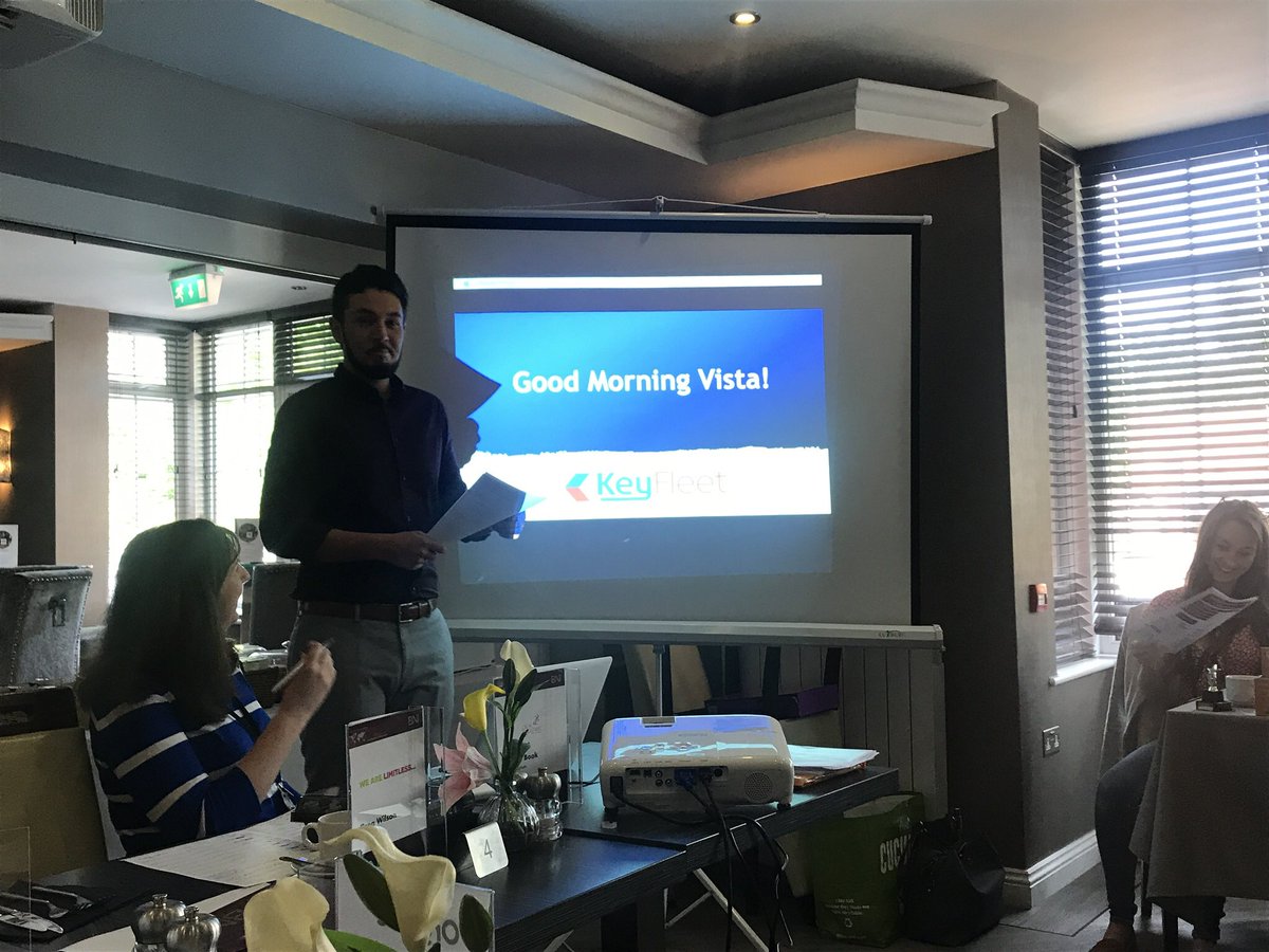 Great presentation from Jake Yates from Keyfleet who specialise in Vehicle Leasing and Account Management for commercial and personal use 

Businesses he is looking to speak with:
*Lancashire/Yorkshire area 
*limited companies, 
*10-100 vehicles, 
*no fleet manager 

#networking