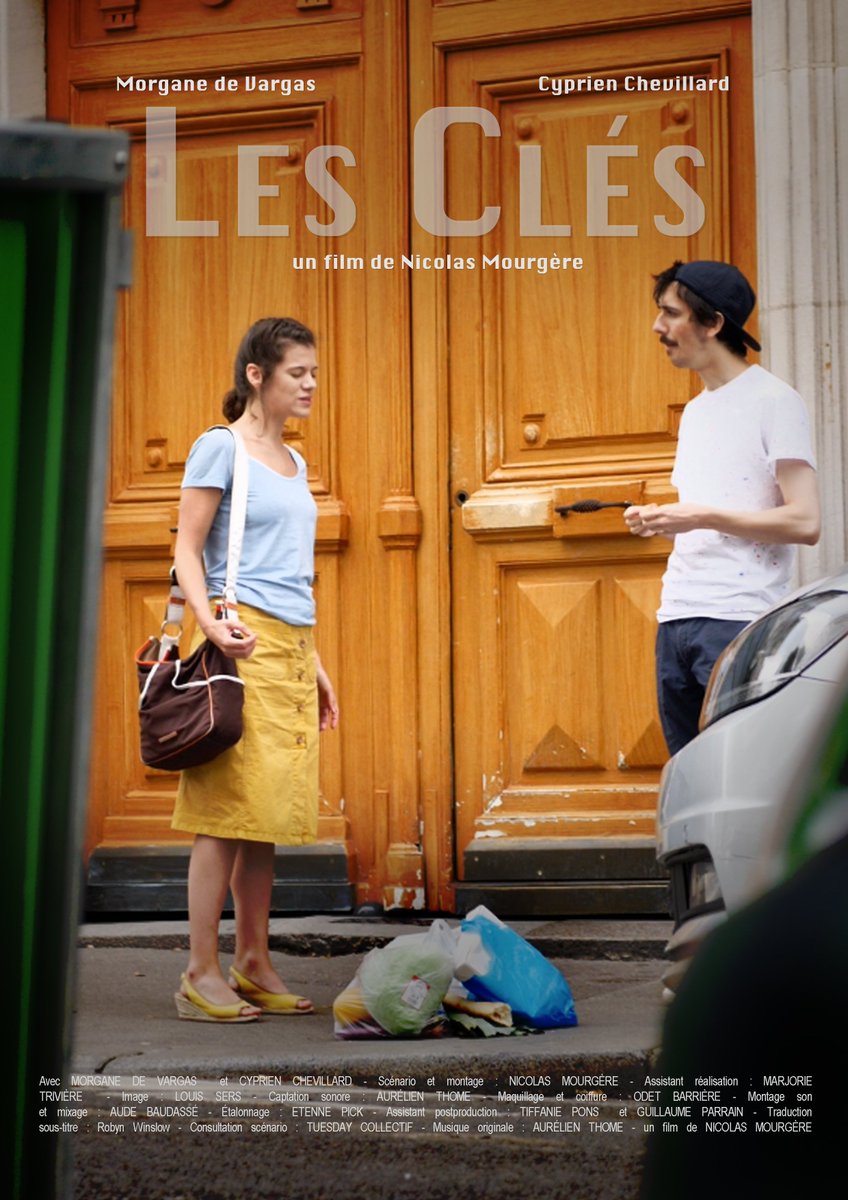 TuesCollectif's tweet photo. Le court métrage Les Clés, de notre membre Nicolas Mourgère sera projeté le samedi 22 juin et le dimanche 23 juin à 10h, au nouveau Palais des Congrès Cap d'Agde Méditerranée, à l'occasion du Festival "Les Hérault du cinéma et de la télé". https://t.co/uy4dZqkHyq