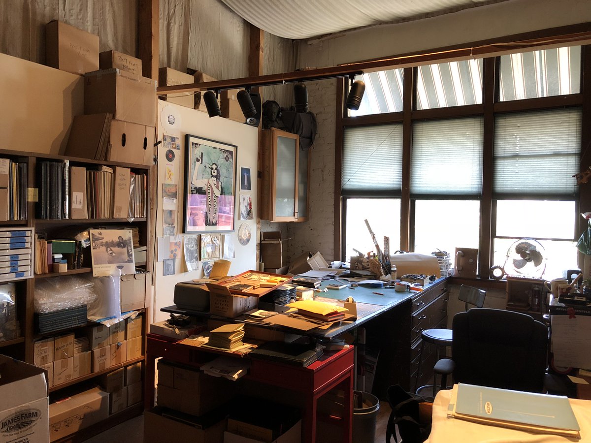 ConcreteShelves's tweet photo. Any fan of #TimeReleasedSound #musiclabel is curious about the hidden secrets of #ColinHerrick's laboratories. We reveal them, into this house full of #ancientbooks #artbooks #childrenbooks #collage #handmade #laboratory #photography #SimonFisherTurner https://t.co/B9nRKB0urU https://t.co/Fnp6wue7Ss