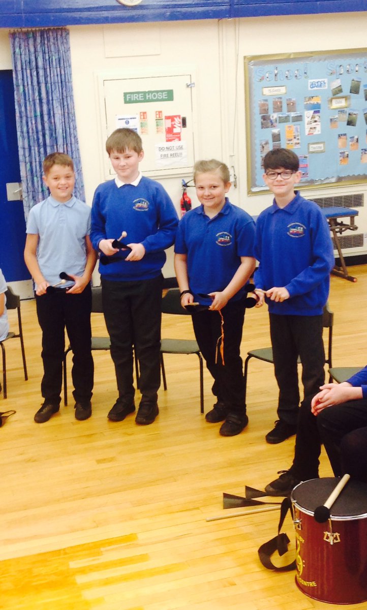 We are having a fun morning learning how to play Samba music 🥁🎼<a href="/KellingtonSch/">Kellington Primary</a>