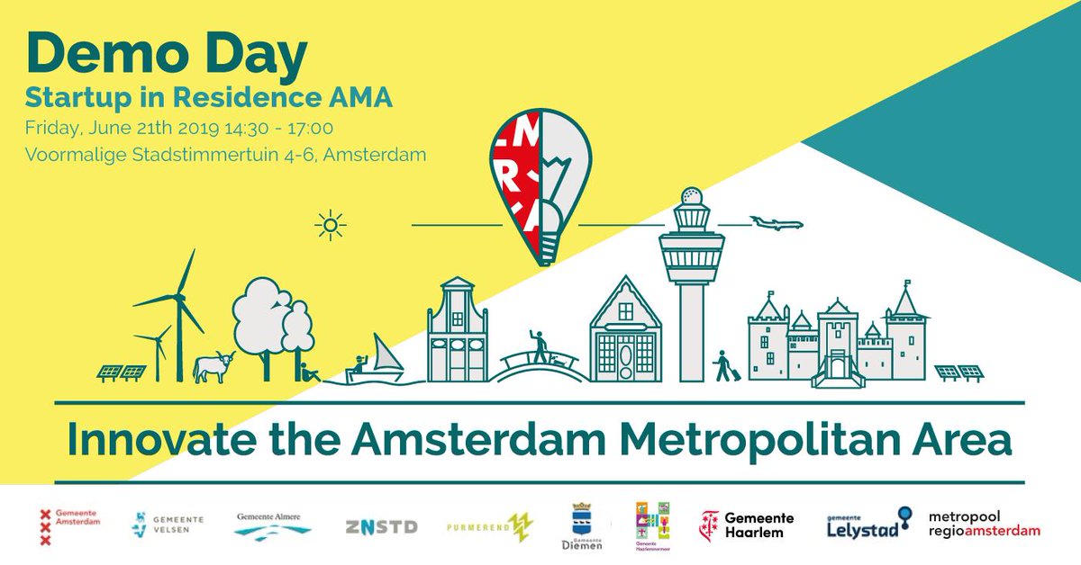 startupinres's tweet photo. Register now for Demo Day on Friday!
https://t.co/7VeGxXRdfM
#MRA #AMA #StartupinRes #SIRA #DemoDay #App4Talent #VOUW #Glue #Niluk #Bestelbewuster #Helpr #Amsterdam #Startup https://t.co/OdjIljnTPv