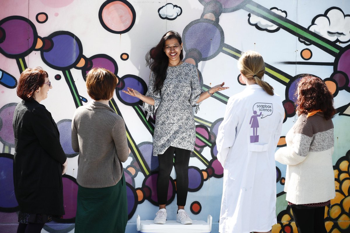 UCDinnovation's tweet photo. @SoapboxScience is set to return to the streets of #Dublin on 30 June during which 12 female scientists will talk about their research in areas of #science, #technology, #engineering, #mathematics and #medicine.

https://t.co/hscaDbokW9

@SoapboxSciIRL #SoapboxScienceDublin https://t.co/KjHEcnuZQ7