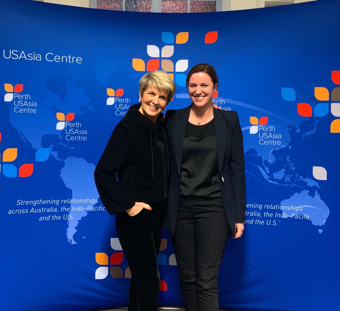 Tonight we’re celebrating 5 years of @NewColomboPlan established by former Foreign Minister and good friend @JulieBishopMP. Congratulations to the NCP Ambassadors for initiating tonight’s Fireside Chat with Julie and @lgflake at UWA. 
@PerthUSAsia