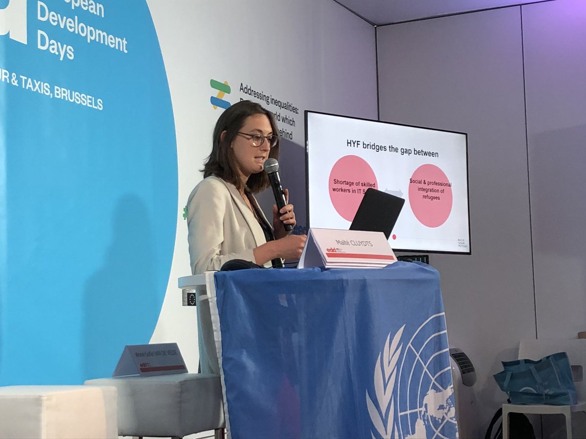 Officially kicked off #EDD19. Great turnout for our workshop on #SDG proof digitalisation, thanks to inspiring introductions by <a href="/didierappels/">Didier Appels</a> of <a href="/CloseTheGap/">closethegap</a>, <a href="/MaiteCluydts/">Maïté Cluydts</a> of <a href="/HackYourFuture/">HackYourFuture</a>, @AdelineBrion of @LieDetectors and <a href="/JulieFoulon/">Julie Foulon</a> of <a href="/Girleek/">Julie Foulon</a>.