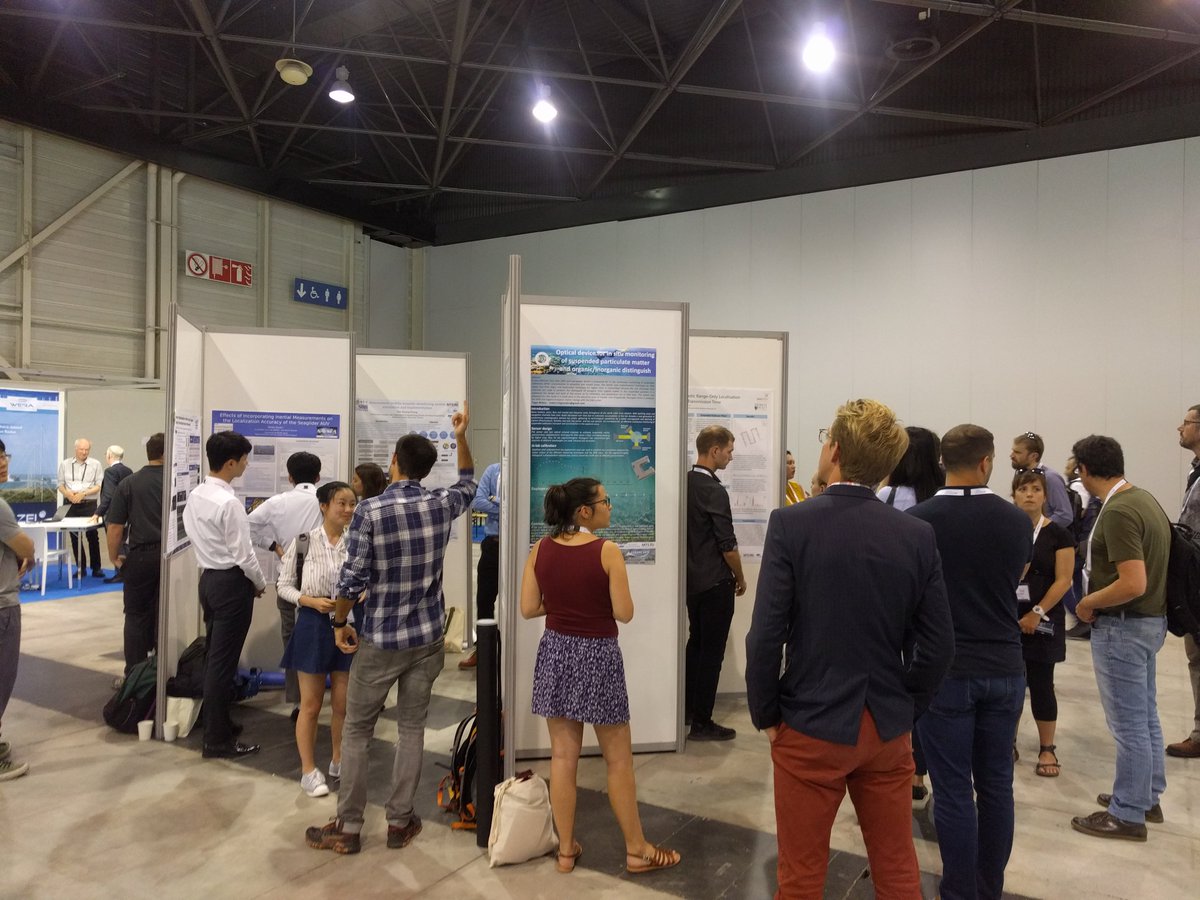 IEEE_OES's tweet photo. Student posters are also now being presented at #OCEANS2019! Go to the exhibit hall, go left after entering. Presentation times: today now-2.50pm, 4.10-4.40pm, 6.30-8.30pm. Wed 11.30-12.50pm and 3.30-4.10pm
#OceansMarseille #OceansFanatic #PosterSession #StudentPosterCompetition https://t.co/pN7DdqjNpQ