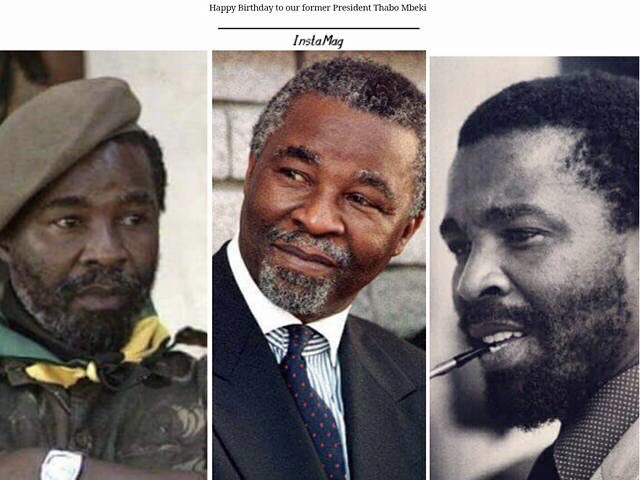 Happy Birthday to our Former President Thabo Mbeki, an intellectual par excellence 