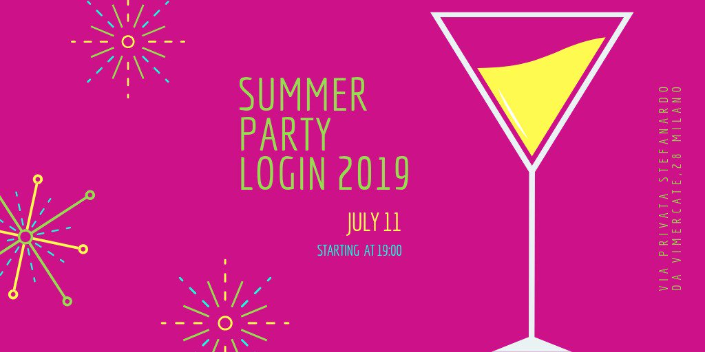 SAVE THE DATE! 11 luglio 2019 📆 
#coworkinglogin #summerparty2019 #logincommunity