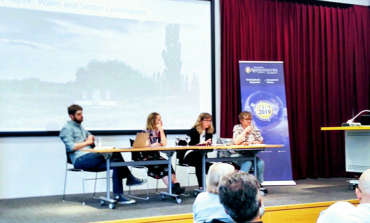 KatHone's tweet image. Great start to Day Two @InterpolAber ... #Aberystwyth ... Centenary Conference #Interpol100  with a panel on Welsh politics and diplomacy and language policy. Chaired by the wonderful Dr Catrin Wyn Edwards @ladonagalles aber.ac.uk/en/interpol/ab…