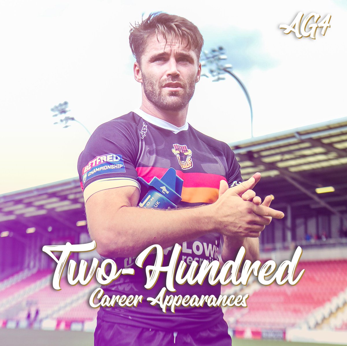 CONGRATULATIONS to <a href="/AshleyGibson812/">Ashley Gibson</a> - who made his 200th career appearance in the trip to Leigh on Sunday... 

87 - <a href="/SalfordDevils/">Salford Red Devils 👹</a> 
36 - <a href="/leedsrhinos/">Leeds Rhinos</a> 
30 - <a href="/OfficialBullsRL/">Bradford Bulls</a> 
29 - <a href="/CTRLFC/">Castleford Tigers</a> 
12 - <a href="/WTrinityRL/">Wakefield Trinity</a> 
4 - <a href="/England_RL/">England Rugby League</a> 
1 - <a href="/Oxford_RL/">Oxford Rugby League</a> 
1 - <a href="/DewsburyRams/">Dewsbury Rams</a>

#TogetherBradford