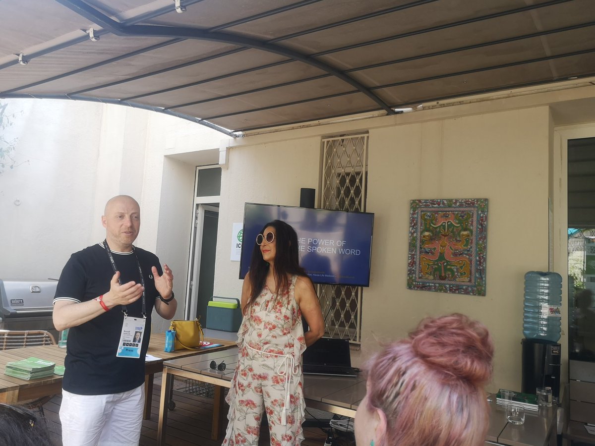 Up next, @RussGoldsmith and @ZuleikaBurnett share their talk on the power of spoken word at the #HouseofPR!

#CannesLions